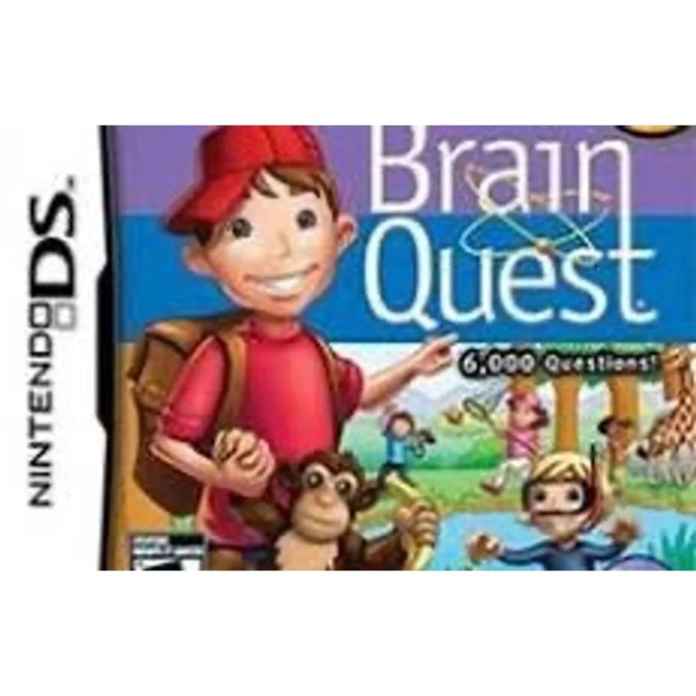 Brain Quest Grades 3 & 4 DS Tested Cartridge Only Game